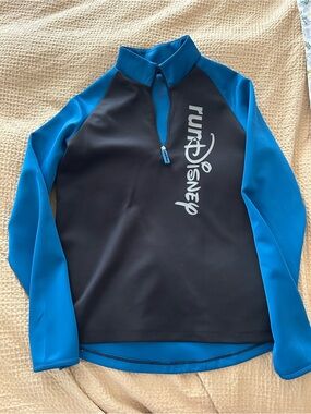 RunDisney Black and Blue Quarter-Zip Pullover